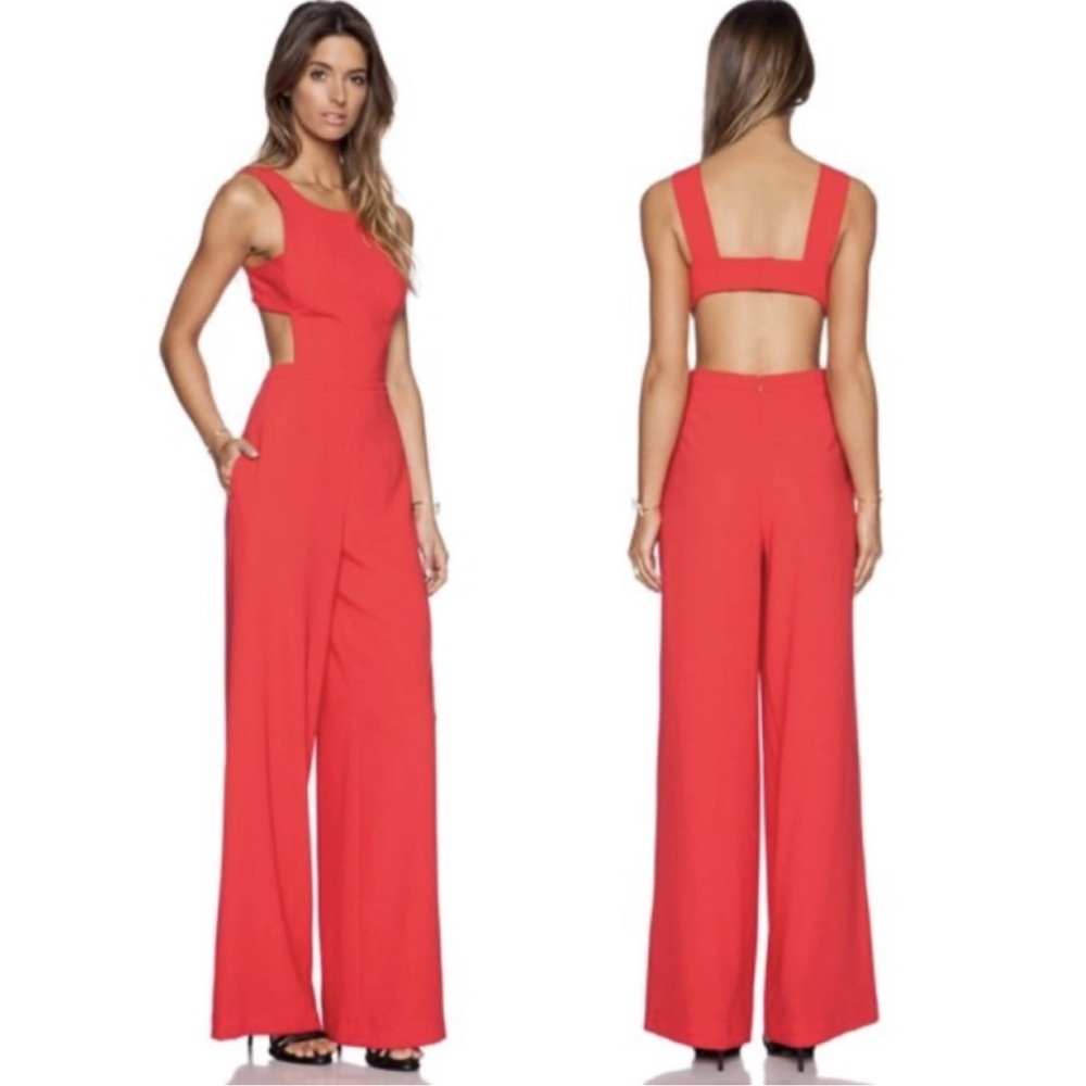 Red Beautiful jumpsuit BCBG